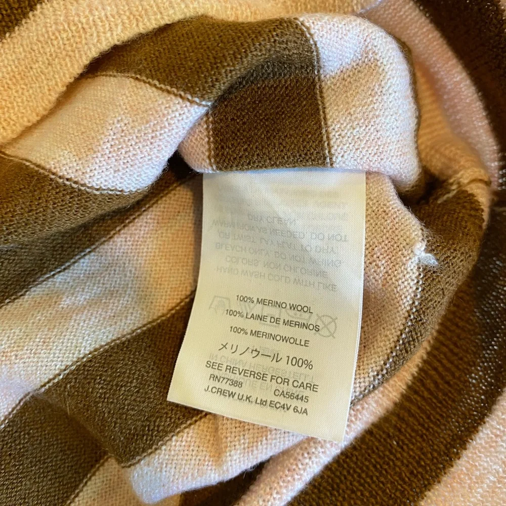 J.Crew striped Tippi sweater